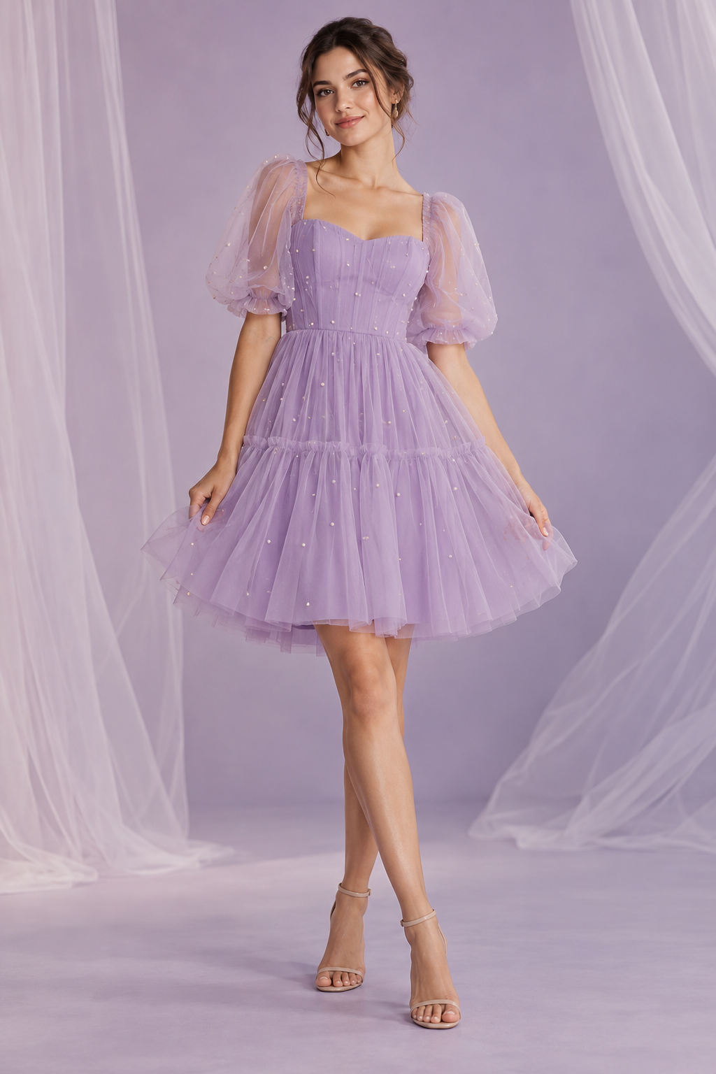 Lilac Wish Tulle Dress